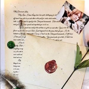 Harry Potter vintage love letters.